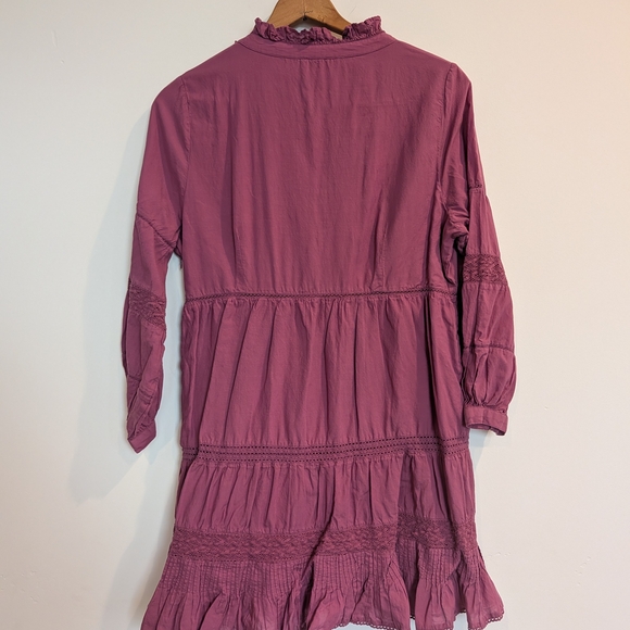 Sundance Mauve Ruffled Blouse - Picture 4 of 4